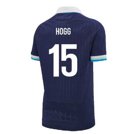 2024-2025 Scotland Rugby Home Slim Fit Shirt (Hogg 15)_2