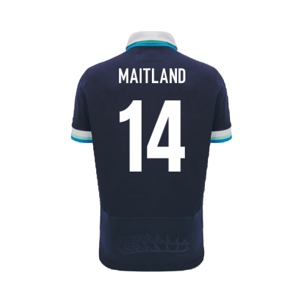 2024-2025 Scotland Rugby Home SS Cotton Shirt (Kids) (Maitland 14)_2