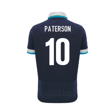 2024-2025 Scotland Rugby Home SS Cotton Shirt (Kids) (Paterson 10)_2