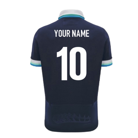 2024-2025 Scotland Rugby Home SS Cotton Shirt (Your Name)_2