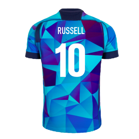 2024-2025 Scotland Rugby Training Jersey (Blue) - Kids (Russell 10)_2