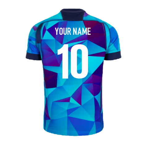 2024-2025 Scotland Rugby Training Jersey (Blue) - Kids (Your Name)_2