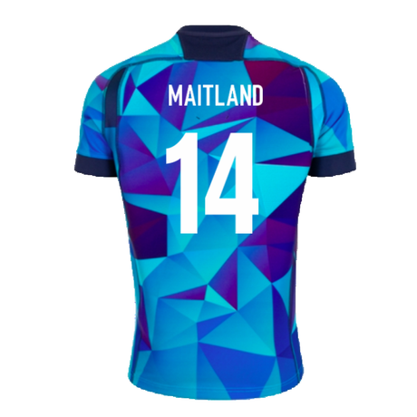 2024-2025 Scotland Rugby Training Jersey (Blue) (Maitland 14)_2