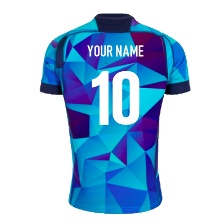 2024-2025 Scotland Rugby Training Jersey (Blue) (Your Name)_2