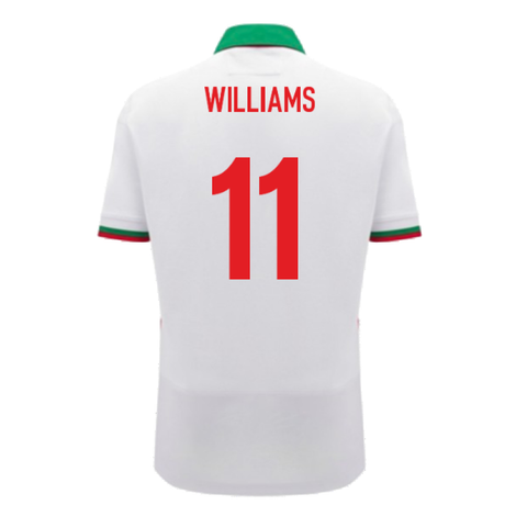 2024-2025 Wales Away Cotton Rugby Shirt (Kids) (Williams 11)_2