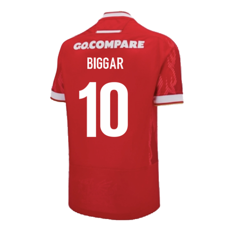 2024-2025 Wales Home Poly Rugby Shirt (Kids) (Biggar 10)_2