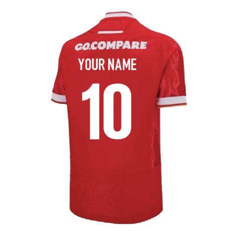 2024-2025 Wales Home Poly Rugby Shirt (Kids) (Your Name)_2