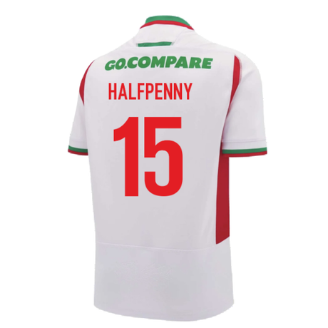 2024-2025 Wales Rugby Away Replica Shirt (Womens) (Halfpenny 15)_2