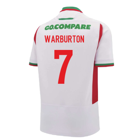 2024-2025 Wales Rugby Away Replica Shirt (Womens) (Warburton 7)_2