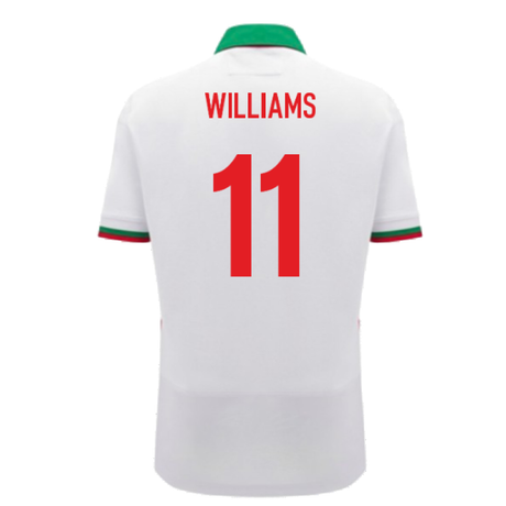 2024-2025 Wales WRU Away Cotton Rugby Shirt (Williams 11)_2