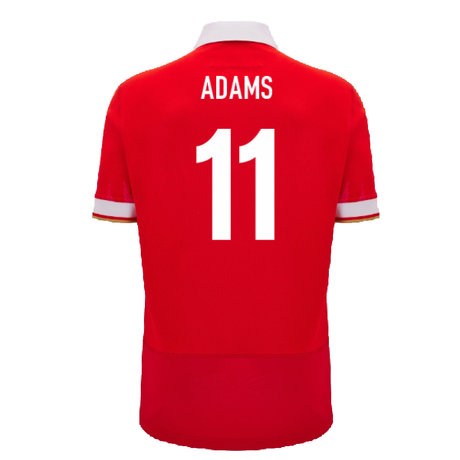 2024-2025 Wales WRU Home Cotton Rugby Shirt (Kids) (Adams 11)_2