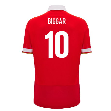 2024-2025 Wales WRU Home Cotton Rugby Shirt (Kids) (Biggar 10)_2