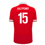 2024-2025 Wales WRU Home Cotton Rugby Shirt (Kids) (Halfpenny 15)_2