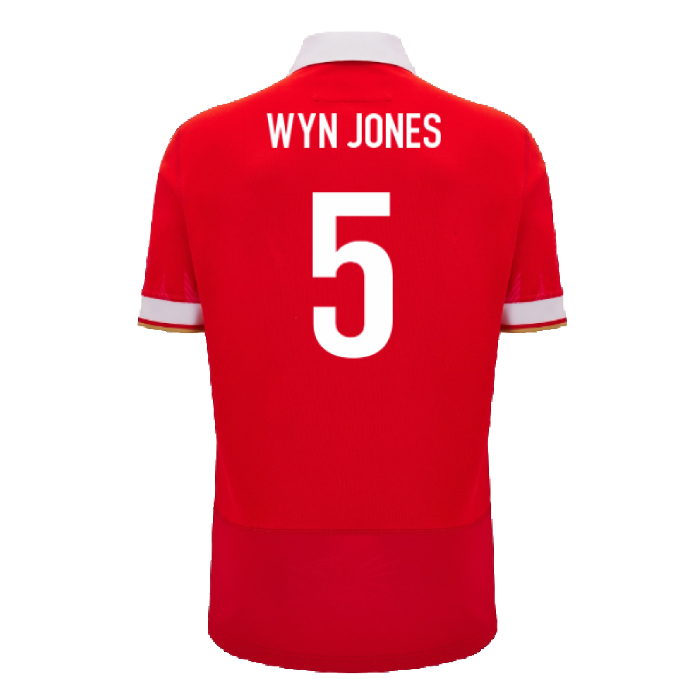 2024-2025 Wales WRU Home Cotton Rugby Shirt (Kids) (Wyn Jones 5)_2