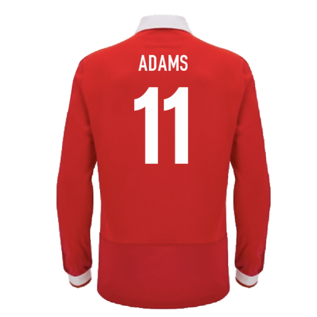 2024-2025 Wales WRU Home LS Cotton Rugby Shirt (Adams 11)_2