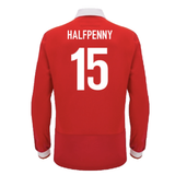 2024-2025 Wales WRU Home LS Cotton Rugby Shirt (Halfpenny 15)_2