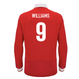 2024-2025 Wales WRU Home LS Cotton Rugby Shirt (Williams 9)_2