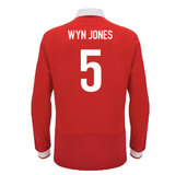 2024-2025 Wales WRU Home LS Cotton Rugby Shirt (Wyn Jones 5)_2