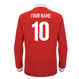 2024-2025 Wales WRU Home LS Cotton Rugby Shirt (Your Name)_2