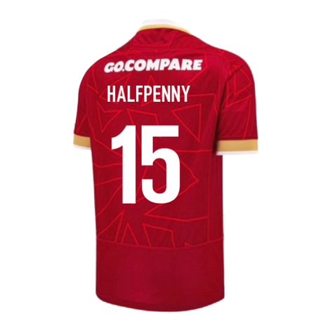 2024-2025 Wales WRU Home Pathway Poly Rugby Shirt (Halfpenny 15)_2