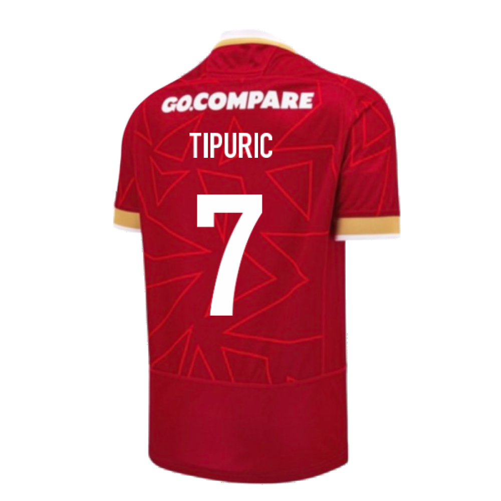 2024-2025 Wales WRU Home Pathway Poly Rugby Shirt (Tipuric 7)_2