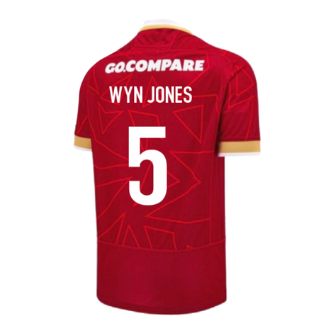 2024-2025 Wales WRU Home Pathway Poly Rugby Shirt (Wyn Jones 5)_2