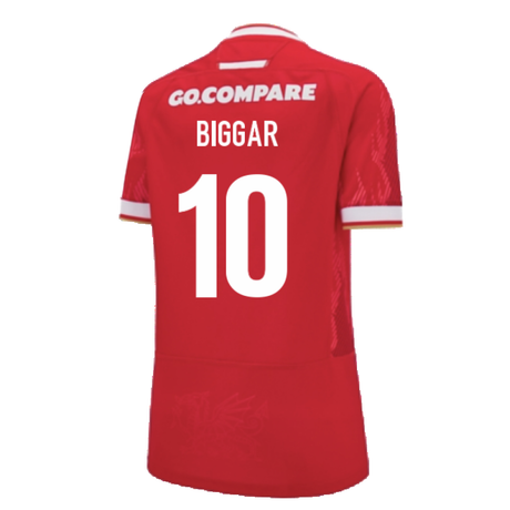 2024-2025 Wales WRU Home Replica Rugby Shirt (Womens) (Biggar 10)_2