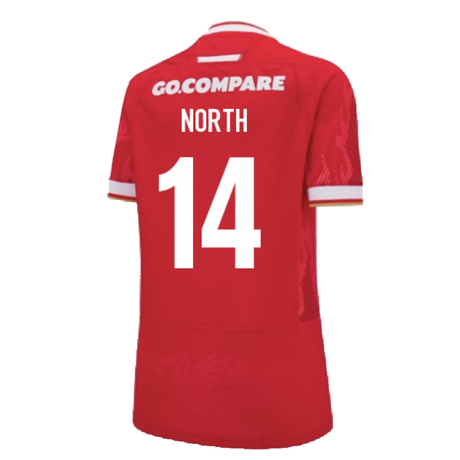 2024-2025 Wales WRU Home Replica Rugby Shirt (Womens) (North 14)_2