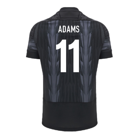 2024-2025 Wales WRU Rugby Training Jersey (Black) - Kids (Adams 11)_2