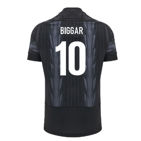 2024-2025 Wales WRU Rugby Training Jersey (Black) - Kids (Biggar 10)_2