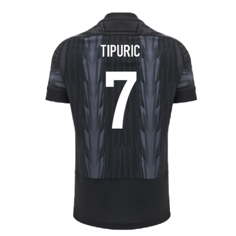 2024-2025 Wales WRU Rugby Training Jersey (Black) - Kids (Tipuric 7)_2