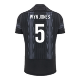 2024-2025 Wales WRU Rugby Training Jersey (Black) - Kids (Wyn Jones 5)_2