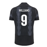 2024-2025 Wales WRU Rugby Training Jersey (Black) (Williams 9)_2