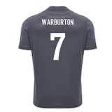 2024-2025 Wales WRU Rugby Training Poly Shirt (Anthracite) - Kids (Warburton 7)_2