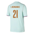 2026-2027 France Away Match Authentic Aero-Fit Shirt (L.Hernandez 21)_0