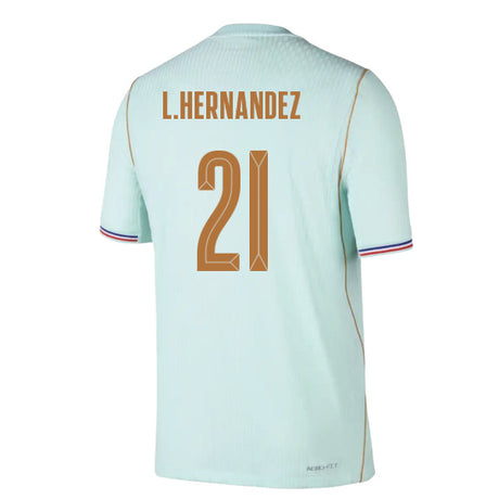 2026-2027 France Away Match Authentic Aero-Fit Shirt (L.Hernandez 21)_0
