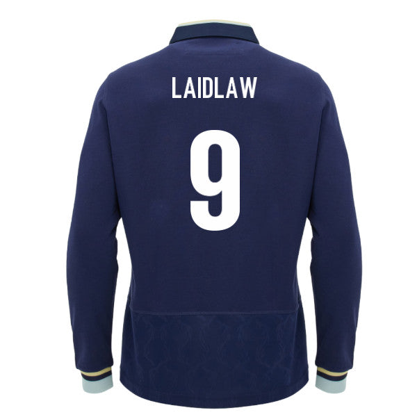 2026-2027 Scotland Home LS Cotton Rugby Shirt (Kids) (Laidlaw 9)_0