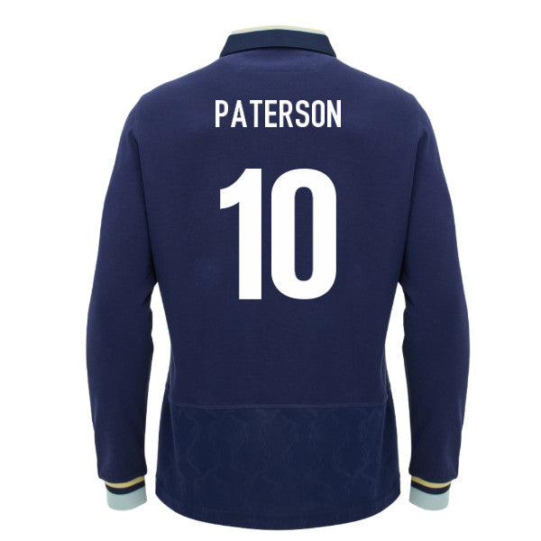 2026-2027 Scotland Home LS Cotton Rugby Shirt (Kids) (Paterson 10)_0