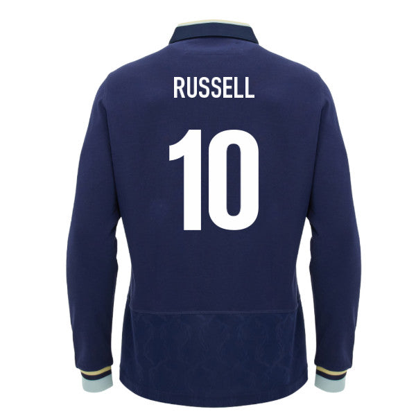 2026-2027 Scotland Home LS Cotton Rugby Shirt (Kids) (Russell 10)_0
