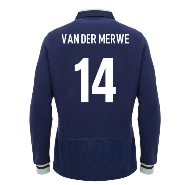 2026-2027 Scotland Home LS Cotton Rugby Shirt (Kids) (Van Der Merwe 14)_0