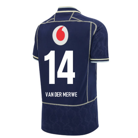 2026-2027 Scotland Rugby Home Replica Shirt (Kids) (Van Der Merwe 14)_0