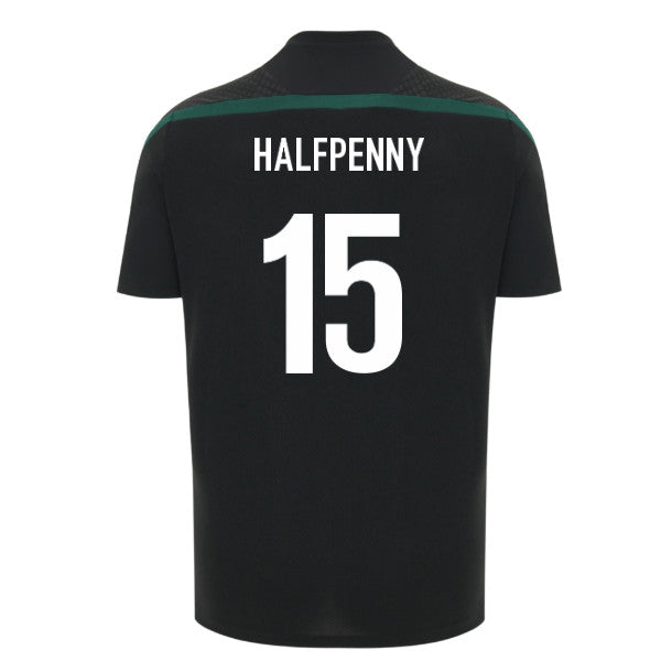 2026-2027 Wales WRU Rugby Player Training Shirt (Black) - Kids (Halfpenny 15)_0
