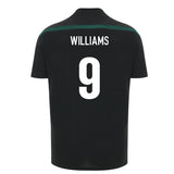 2026-2027 Wales WRU Rugby Player Training Shirt (Black) - Kids (Williams 9)_0