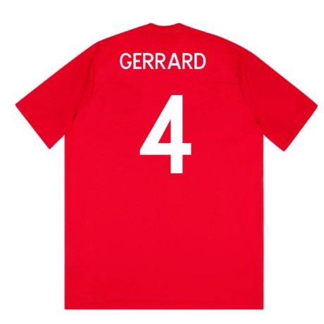 England 2010-11 Away Shirt (XL) (Good) (GERRARD 4)_2