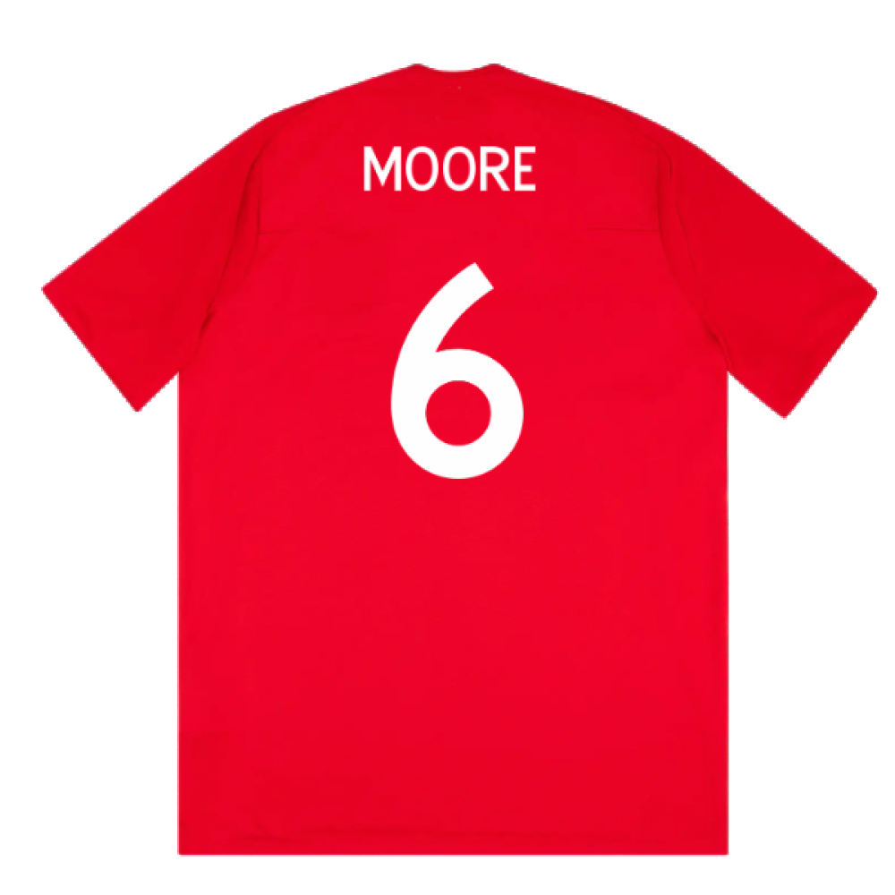 England 2010-11 Away Shirt (XL) (Good) (Moore 6)_2