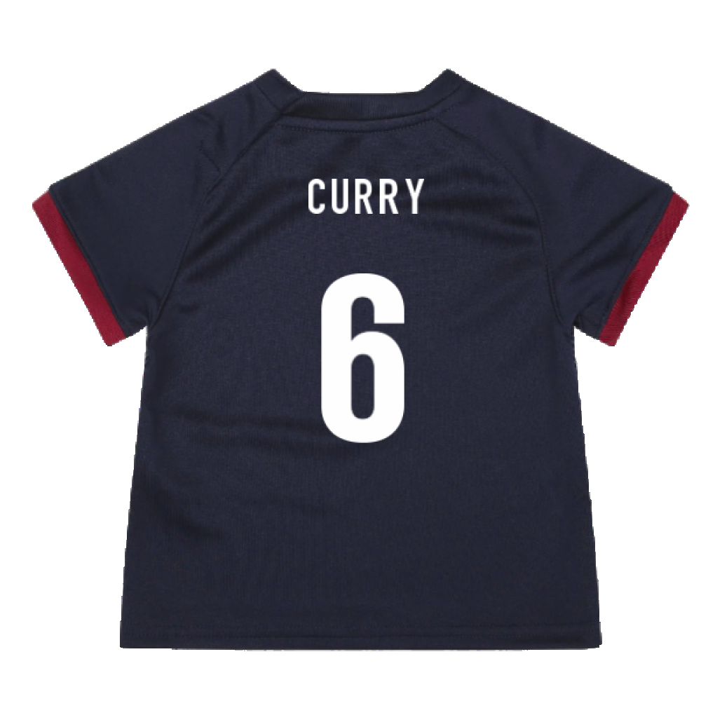 England RWC 2023 Alternate Replica Rugby Baby Shirt (Curry 6)_4