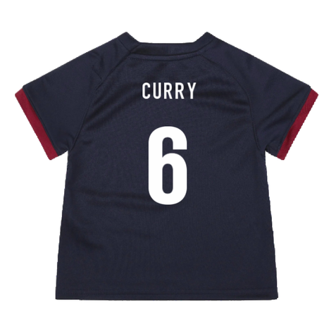 England RWC 2023 Alternate Replica Rugby Baby Shirt (Curry 6)_4
