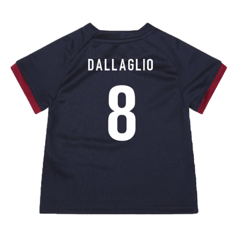 England RWC 2023 Alternate Replica Rugby Baby Shirt (Dallaglio 8)_4