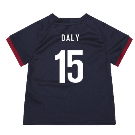 England RWC 2023 Alternate Replica Rugby Baby Shirt (Daly 15)_4