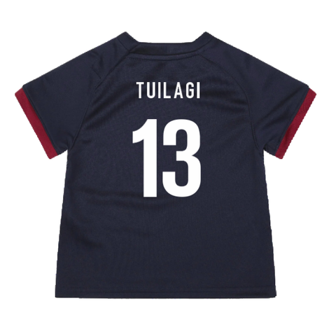 England RWC 2023 Alternate Replica Rugby Baby Shirt (Tuilagi 13)_4